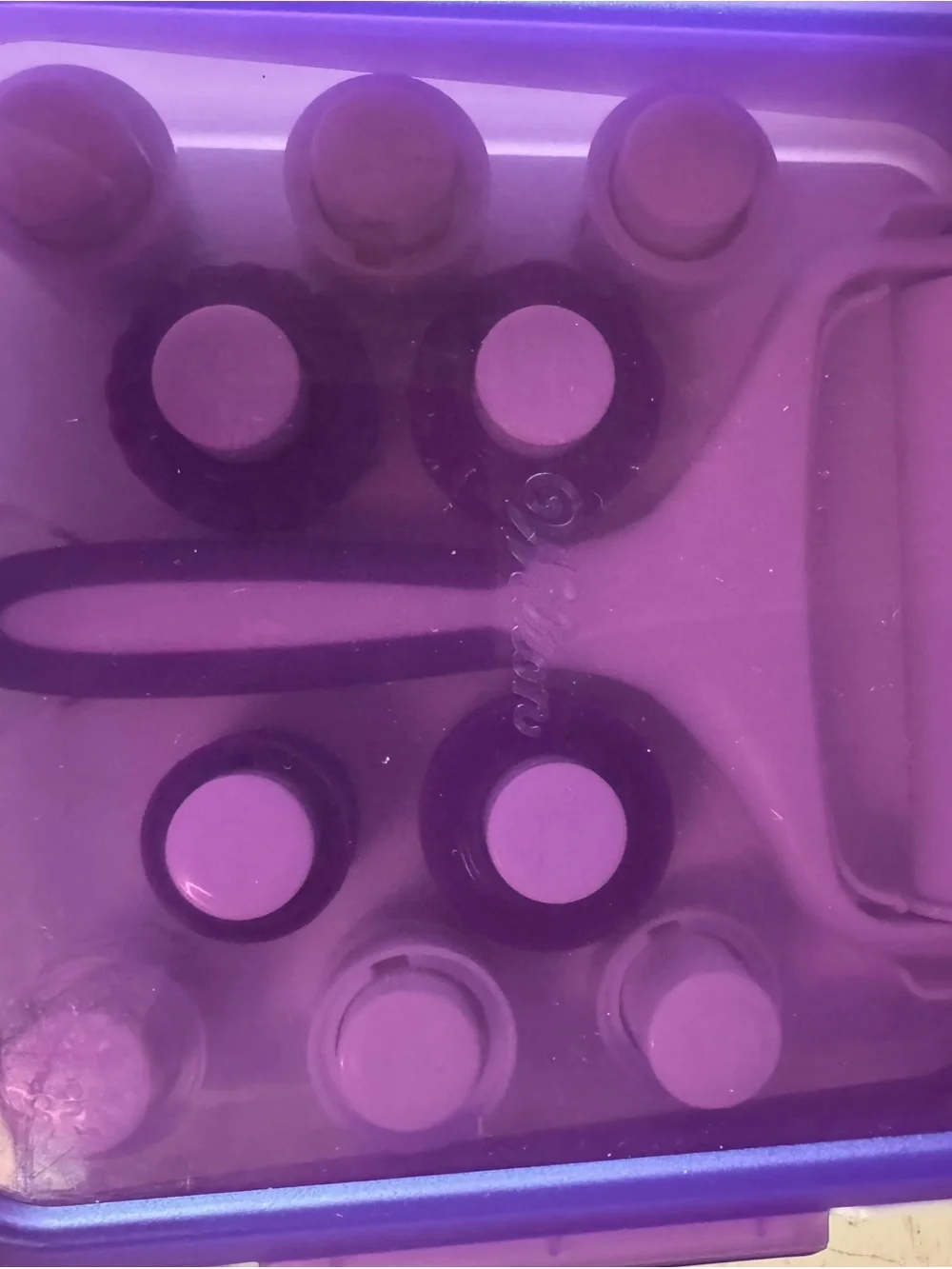 Wilton White and Purple Cookie Decorating Wheel and Blade Set